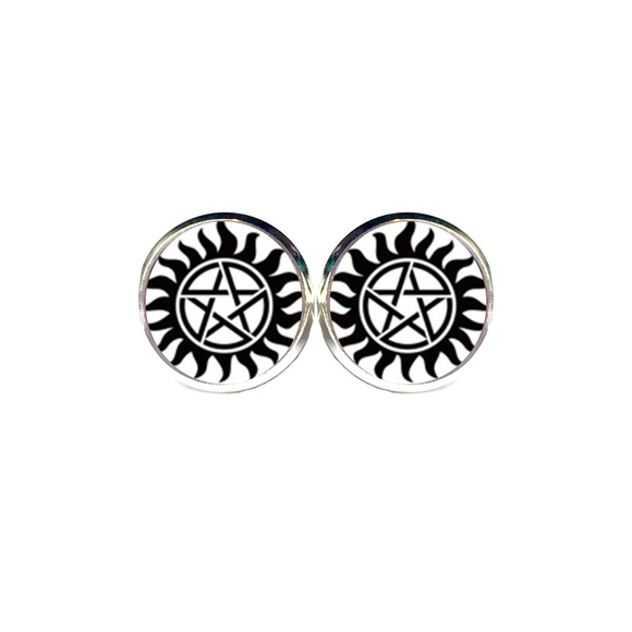 Supernatural Anti-Possession Earrings - Halloween - Picture 1 of 5